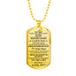 You Are A Gift From Heaven Dog Tag Custom - To My Son Necklace From Dad Father L