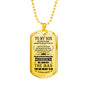 Amazing Father Son Quotes Pendant Necklace From Papa Birthday Gifts, Christmas G