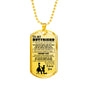 Boyfriend Dog Tag Military Ball Chain - To My Boyfriend Quotes Pendant Necklace