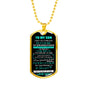 Father and Son Necklace Jewelry From Papa Birthday Gifts, Christmas Gifts Luxur