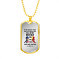 To My Brother dog tag