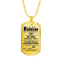 Personalized Necklace for Husband- Unique Birthday Gifts for Him from Wife