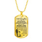 Dog tag Military Soldier From Dad for Daughter -Special Gifts Idea for Teen Girl
