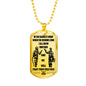 To My Brother Dog Tag Military - Firefighter Necklace Chain For Men Gifts Luxury