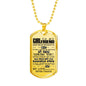 To My Girlfriend Dog Tag Necklace - Personalized Gift Idea for Girlfriend from Boyfriend so-wmen-03
