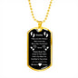 First Time Dad Gift - Daddy To Be Engraved Military Dog Tag - New Dad Gift, Dad To Be Gift - Fathers Day Gift For Him From Baby Bump Wife