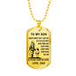 Father and Son Necklace Jewelry From Dad Birthday Gifts, Christmas Gifts Luxury