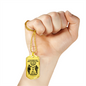 Soldier Dog Tag For Brother Necklace Pendant Glass sealed Call On me Brother
