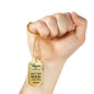 My Brother Dog tag - When the Demon comes - Birthday Gifts For Brother Necklace Luxury