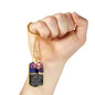 Father Daughter Jewelry From Dad Christmas Gift Idea Luxury Dog Tag Silver and G