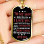 Father and Son Necklace Dog Tag Love Dad Birthday Gifts, Christmas Gifts Luxury