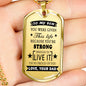 Amazing Father and Son Necklace Jewelry From Papa Birthday Gifts, Christmas Gifts Luxury Dog Tag Gold & Silver fa-so-01