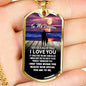 Father and Daughter Pendant Necklace From Dad Birthday Gifts, Christmas Gifts L