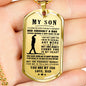 Customized Engraving Father Son Quotes Gifts From Father Birthday Gifts, Christm