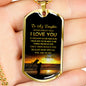 Inspirational Daughter Quotes Necklace to My Daughter - Birthday Gifts for Teen Girl, Back to School Gifts fixxx