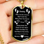 First Time Dad Gift - Daddy To Be Engraved Military Dog Tag - New Dad Gift, Dad To Be Gift - Fathers Day Gift For Him From Baby Bump Wife