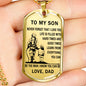 Father and Son Necklace Jewelry From Dad Birthday Gifts, Christmas Gifts Luxury
