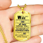 Romantic Wife and Husband Pendant Necklace - Valentine Day Personalized Gifts For Women so-wmen-04