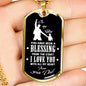 Father Son Quotes Heart Necklace From Papa Birthday Gifts, Christmas Gifts Luxu