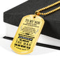 Amazing Father Son Quotes Pendant Necklace From Papa Birthday Gifts, Christmas G