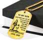 Father and Son Necklace Jewelry From Dad Birthday Gifts, Christmas Gifts Luxury