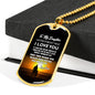 Father and Daughter Jewelry Love Dad Birthday Gifts, Christmas Gifts Luxury Dog