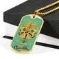 Father Son Heart Necklace From Parents Birthday Gifts, Christmas Gifts Luxury D