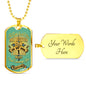 Father Son Heart Necklace From Parents Birthday Gifts, Christmas Gifts Luxury D
