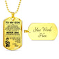 Father Son Pendant Necklace -Dragon Ball, Vegeta & Trunks meaningful Love Quote