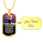 Father and Daughter Pendant Necklace From Dad Birthday Gifts, Christmas Gifts L