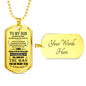 Amazing Father Son Quotes Pendant Necklace From Papa Birthday Gifts, Christmas G