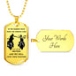 Call Me Brother Pendant Neckalce - To My Brother Fight To Them Quotes Dog Tag Mi