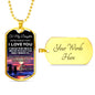 Father and Daughter Necklace Jewelry From Papa Birthday Gifts, Christmas Gifts