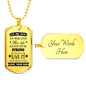 Amazing Father and Son Necklace Jewelry From Papa Birthday Gifts, Christmas Gifts Luxury Dog Tag Gold & Silver fa-so-01
