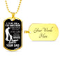 Father and Son Necklace Dog Tag From Dad Birthday Gifts, Christmas Gifts Luxury Dog Tag Gold & Silver fa-so-01
