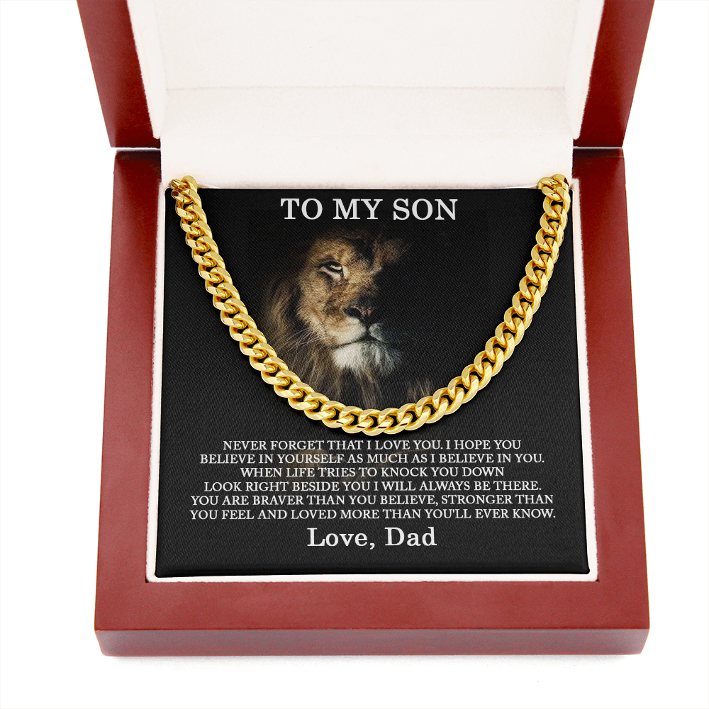 to my son necklace from dad, you have given me so many reasons to be proud of the man you have become cuban link chain necklace