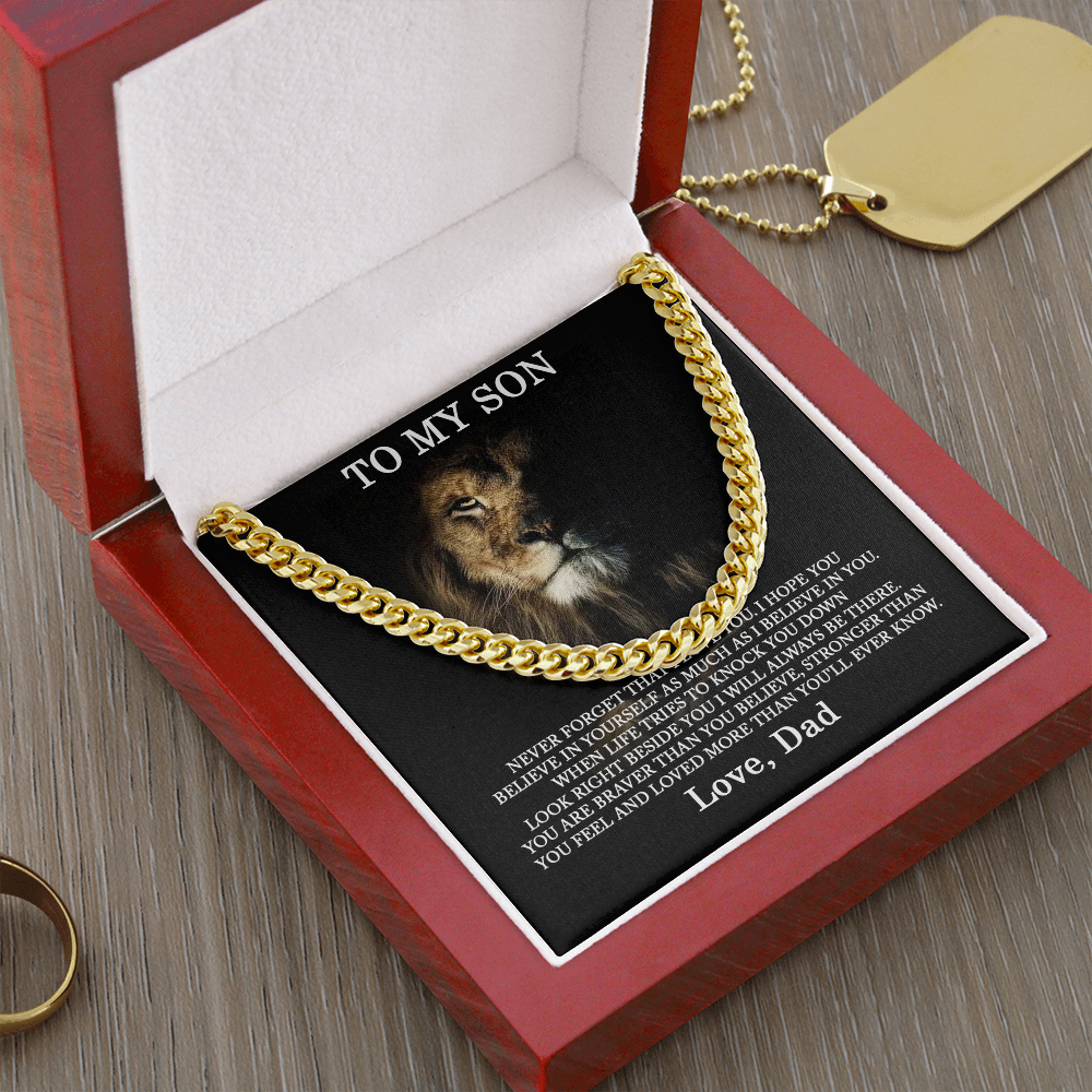 to my son necklace from dad, you have given me so many reasons to be proud of the man you have become cuban link chain necklace