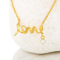 Thumbnail for KORAFINA Personalized Love Necklace, to Mom On My Wedding Day, Mother of The Bride Gift from Daughter, Mother of The Bride Necklace from Bride, Mom of Bride On Christmas, Birthday