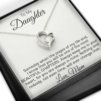 Thumbnail for iWow Meaningful Quote Daughter Gift from Mom - Beautiful Chapters - Forever Love Necklace, Daughter Necklace, Gifts to Daughter, Necklace from Mom, Daughter Gift Standard Box