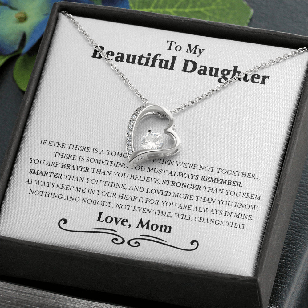 iWow Customized Mother Daughter Necklace, Gift for Daughter from Mom, Daughter Gift from Mom, to My Daughter, Daughters Birthday, Unique, Grown Up Daughter