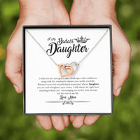 Thumbnail for To My Badass Daughter - Birthday Gift For Daughter From Mom, Daughter Necklace from Mom, Daughter Birthday Jewelry