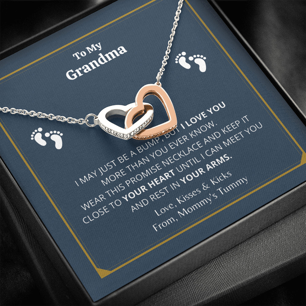 Going to Be A Grandma Gift, Grandma to Be Necklace with Message Card, Gifts for Expectant Grandmother, Expecting Grandma Gift, Gift for Future Grandma at Baby Shower
