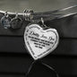 Father and Child Love Heart Pendant Necklace -Birthday gift for Teen girl, Kids