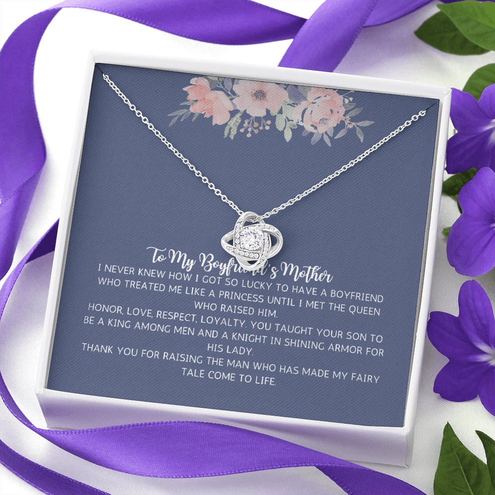 Gift to My Boyfriend's Mom Necklace with Gift Box 116
