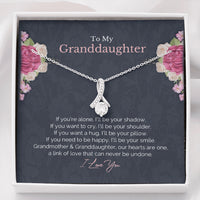 Thumbnail for Granddaughters Gifts from Grandma - To My Granddaughter Necklace, Gift for Granddaughter, Grandmother Granddaughter Jewelry, Gifts from Nana