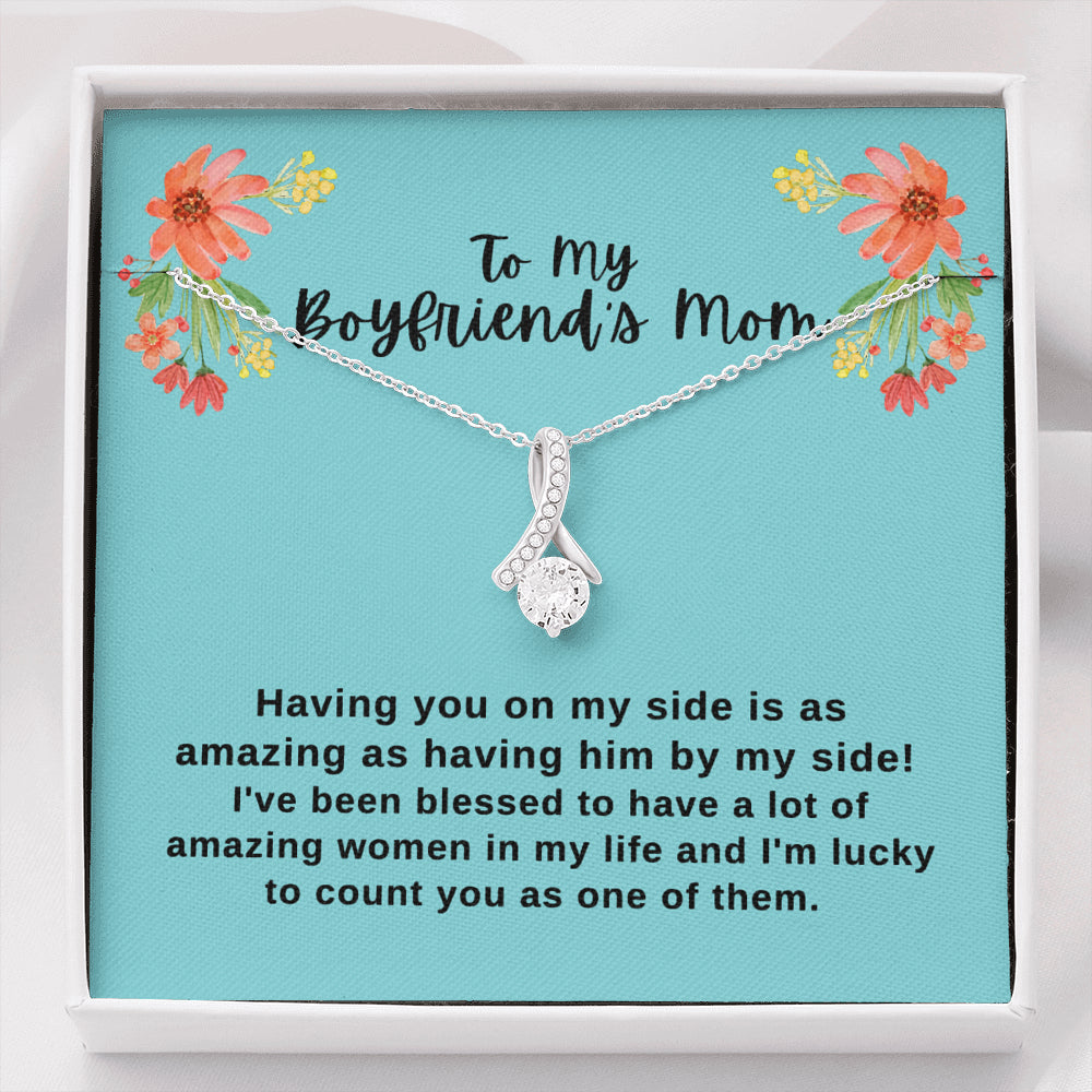 Gift to My Boyfriend's Mom Necklace with Gift Box 128