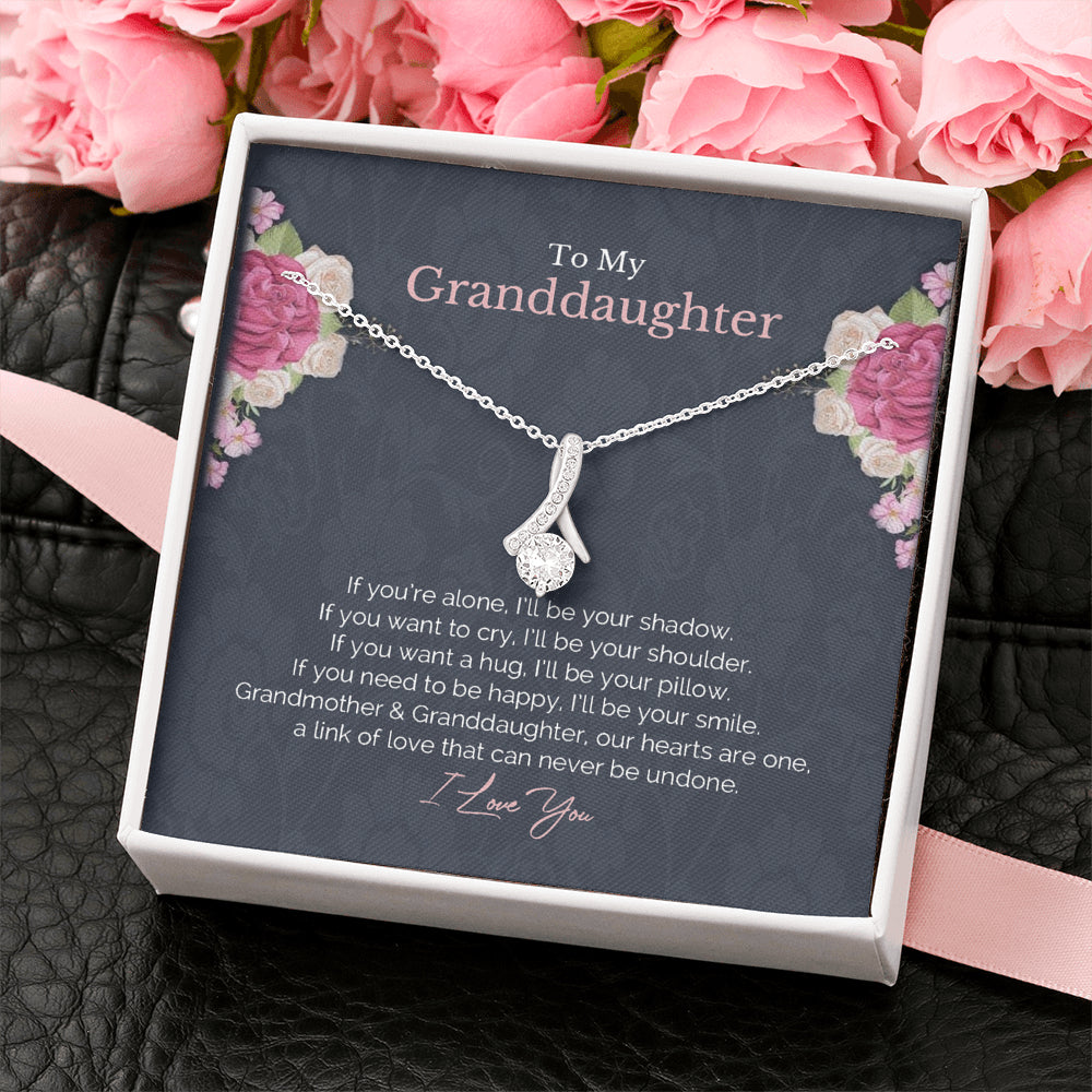 Granddaughters Gifts from Grandma - To My Granddaughter Necklace, Gift for Granddaughter, Grandmother Granddaughter Jewelry, Gifts from Nana