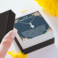 Thumbnail for to my boyfriend's mom necklace, thank you for raising such a wonderful son alluring beauty necklace