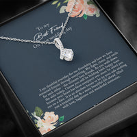 Thumbnail for Best Friend Gift to Bride, Bride Gift From Maid of Honor, Best Friend Gift on Her Wedding Day, Best Friend to Bride Necklace Mt4lj-979