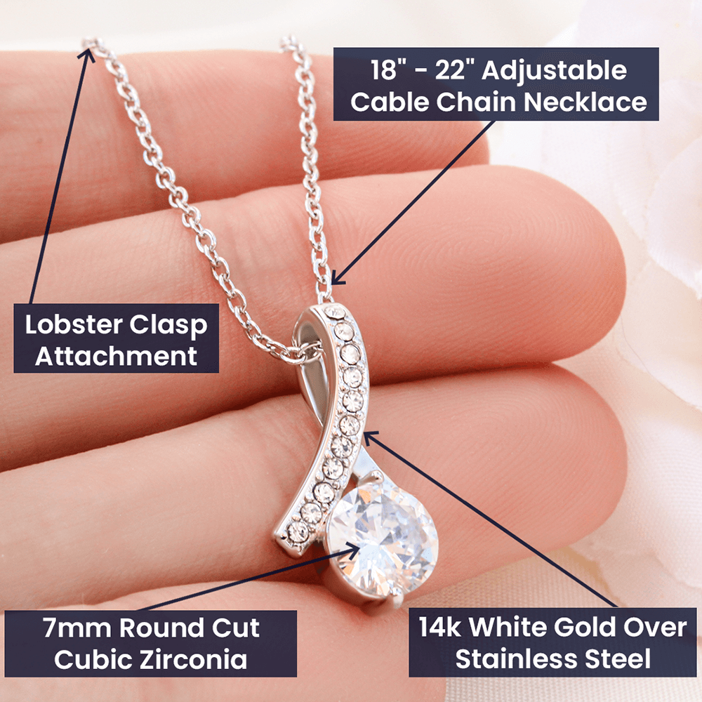 to my boyfriend's mom necklace, thank you for raising the man of my dreams alluring beauty necklace gift
